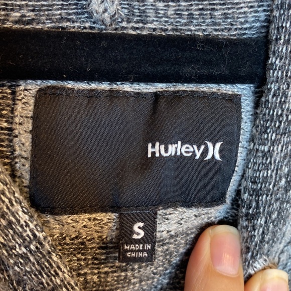 Hurley Gray Hooded knit Sweater - Picture 5 of 7